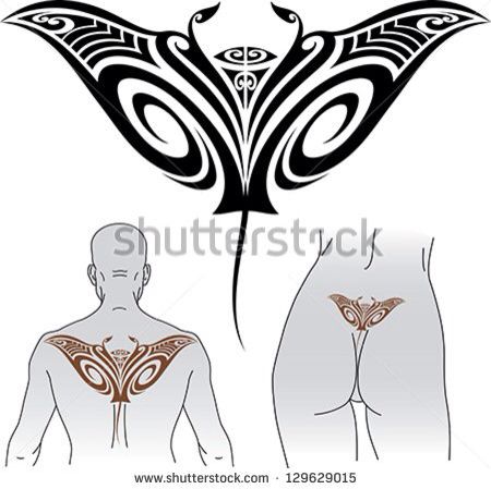 Manta ray Polynesian Stammestattoo Designs, Pattern Tattoos, Ray Tattoo, Maori Tattoos, Cross Tattoo For Men, Maori Tattoo Designs, Marquesan Tattoos, Muster Tattoos, Ocean Tattoos