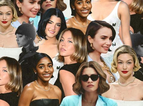 Every Celebrity Has A Bob RN — Should I Get A Bob, Too? Shoulder Bob, Celebrity Bobs, A Bob Haircut, Celebrity Haircuts, Long Brunette, A Bob, Straight Bob, Long Locks, Clip In Extensions