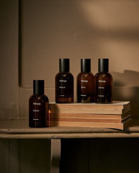 Aesop (@aesopskincare) • Instagram photos and videos Aesthetic Paintings, Innovative Packaging, Still Life Images, Packaging Design Ideas, Hair Stores, Home Spray, Candle Room, Shower Oil, Graphic Design Packaging