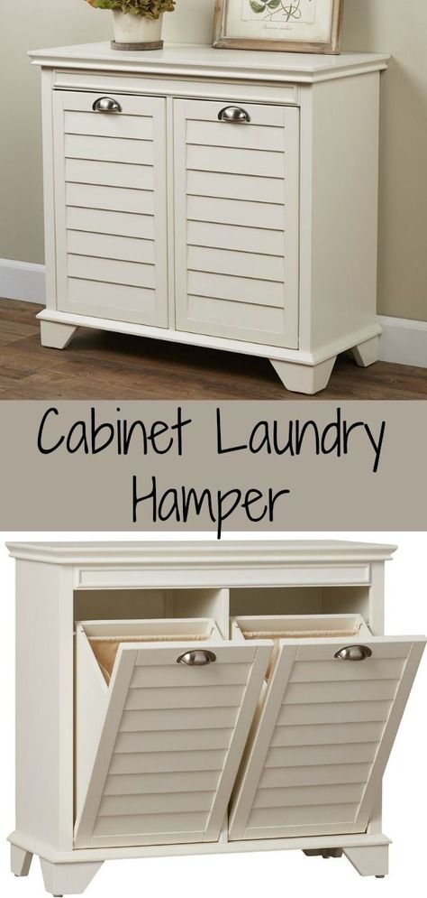 Decorative Laundry Hamper, Hallway Laundry Basket Ideas, Laundry Hampers Small Space, Hamper Solutions Small Spaces, Bathroom Vanity With Hamper, Bathroom Laundry Hamper Ideas, Hallway Hamper Ideas, Clothes Hamper Ideas Diy, Laundry Hamper Ideas Small Space Bedroom