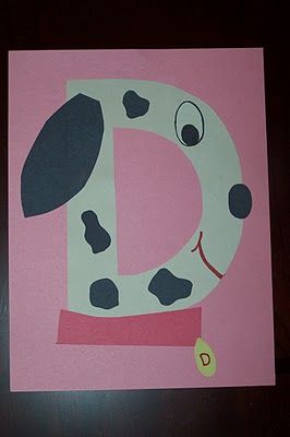 Fun blog site with a ton of creative toddler crafts. Letter D Crafts, Preschool Letter Crafts, D Is For Dog, Abc Crafts, Alphabet Letter Crafts, Abc Art, The Letter D, Preschool Projects, Alphabet Crafts