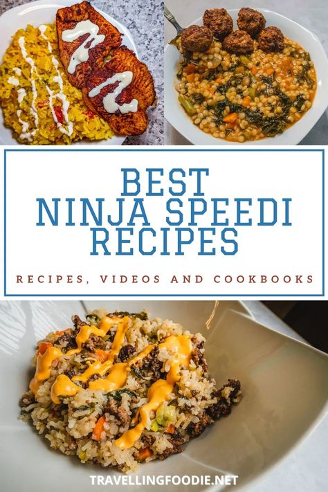 Best Ninja Speedi Recipes - Easy Meals & Rapid Cooker Recipes - Travelling Foodie Air Fryer Recipes Ninja, Ninja Speedi Meals, Chicken Alfredo Fettuccine Recipe, Ninja Cooking System, Ninja Cooking System Recipes, Fettuccine Alfredo Recipes, Ninja Recipes, Recipe Videos, Air Fryer Recipes Easy