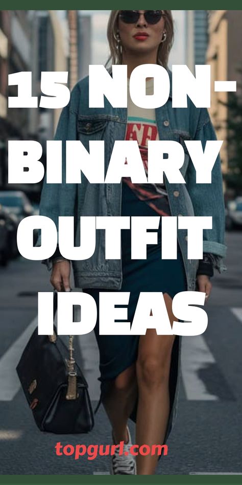 Outfit ideas for non-binary folks that blend textures, prints, and colors to express authenticity beyond gender norms. Cute Outfits For Nonbinary, Non Binary Winter Outfits, Trans Female Outfits, Non Binary Style, Non Binary Outfit Ideas, Nonbinary Style, Non Binary Aesthetic, Wardrobe Transformation, Enby Outfits