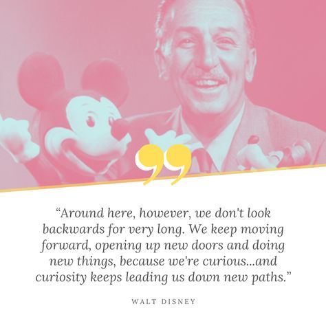 Walt Disney Quote, Disney Quote, Walt Disney Quotes, Keep Moving Forward, Disney Quotes, Keep Moving, New Things, Moving Forward, Wise Words