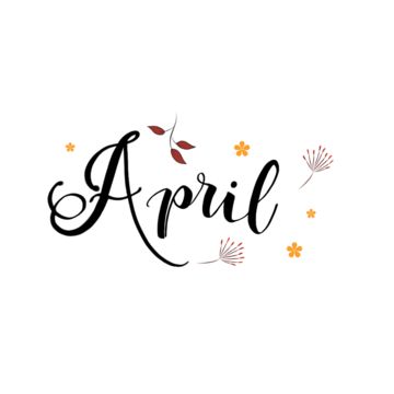 April Font, April Lettering, April Calligraphy, April Clipart, April Images, Happy Birthday Font, Font Love, Font Png, Hello April