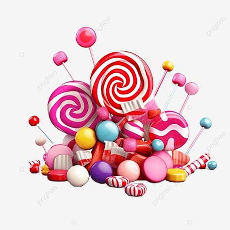 a candy cartoon white background 3d clipart candy png Candy Png Aesthetic, Candy Graphic Design, Candyland Characters, Candy Collage, Candy Branding, Background Candy, Candy Cartoon, Candy Png, Candy Background