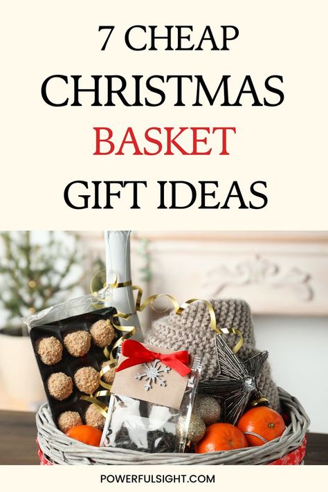 Christmas Basket Gift Ideas What To Put In A Christmas Gift Basket, Womens Gift Basket Ideas Diy Christmas, Themed Christmas Baskets, Couples Christmas Gift Basket Ideas, Small Gift Basket Ideas For Christmas, Couple Gift Baskets For Christmas, Christmas Basket Gift Ideas For Couples, Christmas Couples Gift Basket, Gift Ideas For Couples Christmas