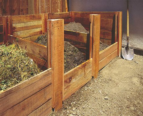 Building a Three-Tier Compost Bin - Grown By You Build Compost Bin, Backyard Composting, Wooden Compost Bin, Best Compost Bin, Compost Bin Diy, Compost Bins, Compost Pile, Diy Compost, Composting At Home