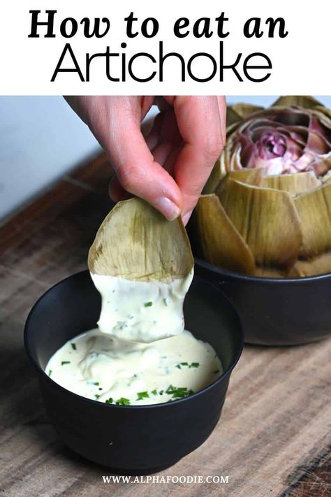 Artichoke Dipping Sauce, How To Prepare Artichokes, How To Make Artichokes, Artichoke Benefits, Dip Artichoke, Dipping Sauce For Artichokes, How To Cook Artichoke, Artichoke Recipes, Dipping Sauces