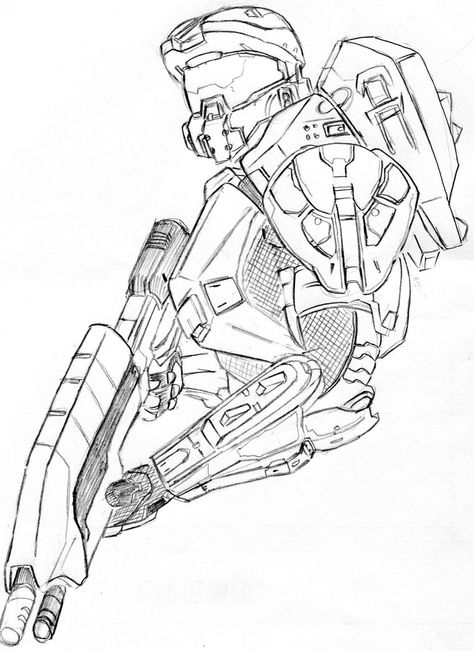 Master Chief Master Chief Drawing, Halo Drawing, Halo Elite, Halo Drawings, Tank Drawing, Master Drawings, Halo Spartan, Halo Master Chief, Halo Armor