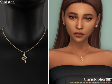 Male Accessories, Sims 4 Piercings, Sims 4 Tsr, Sims 4 Cas Mods, Nose Piercing Stud, Sims4 Clothes, Sims 4 Collections, Sims 4 Mods Clothes, Snake Pendant