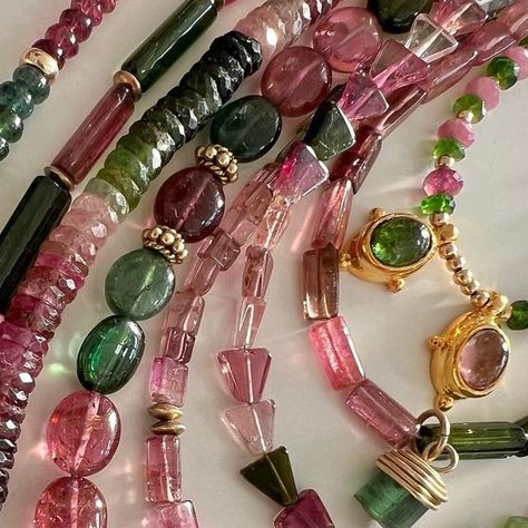 My Power, Tourmaline Beads, Beads Necklace, Fascinator, Tourmaline, Gemstone Jewelry, Handmade Jewelry, Beaded Necklace, Gems