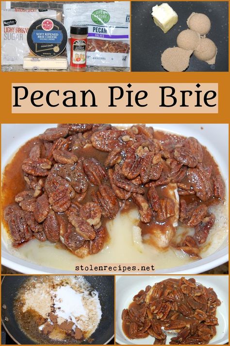 Cooked Brie, Pecan Pie Dip, Pie Dip, Brie Appetizer, Sugared Pecans, Brie Recipes, Brie Cheese, Baked Brie, No Bake Pies