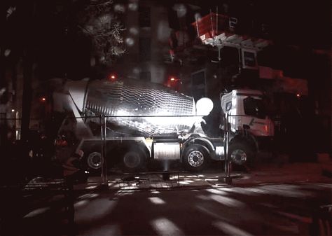 cement Cement Truck, Cement Mixer, Mixer Truck, Colossal Art, Concrete Mixers, Modern Crafts, Visual Culture, Lyon France, December 8