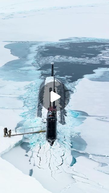 259K views · 39K likes | Tyler Bryan - Roam Wild on Instagram: "Volume up for this one! 
-
I had so many people asking me what it sounded like hearing the sub break through the ice… Well, here you go! 
-
Listen to the Virginia Class USS Indiana submarine break ice as she surfaces in the Arctic Ocean!  I wish you could do more than hear this. I wish you could feel this… The ice shook, creaked, and shifted as if coming alive.  You could feel her as she rose from the depths! 
-
*My drone doesn’t capture audio when recording.  I did capture some audio with an external mic and my camera. This clip includes those natural sounds but does have post production sound design built into it to reflect (from the best of my recollection) what it sounded like! 
-
Video, words, and edit by @roamwild_ 
-
#s Arctic Ocean, Post Production, So Many People, Sound Design, Sounds Like, The Ice, Submarine, Ask Me, Many People