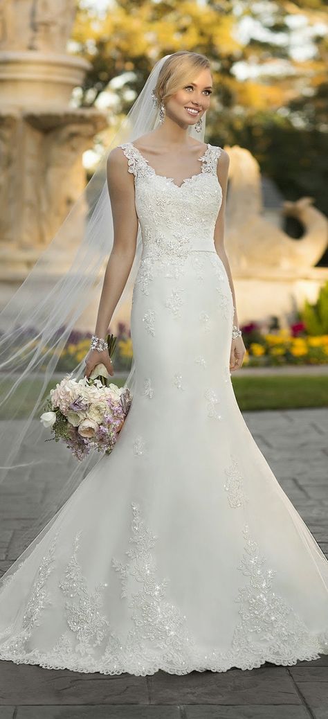 Stella York Spring 2015 Bridal Collection Draped Wedding Dress, Sweetheart Bridal Gown, Stella York Wedding Dress, Popular Wedding Dresses, Discount Wedding Dresses, Wedding Dress Cap Sleeves, 2016 Wedding Dresses, Stella York, 2015 Wedding Dresses