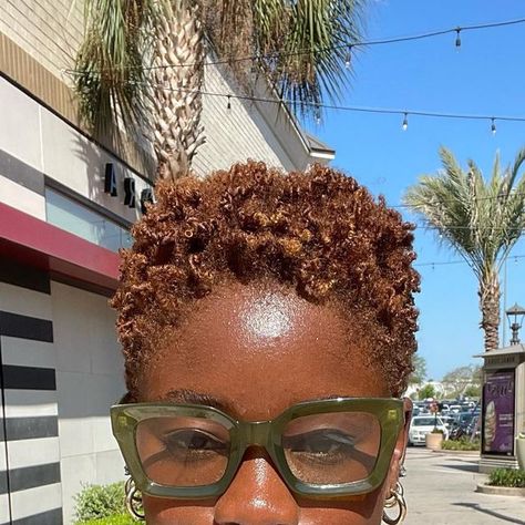 mackenzi on Instagram: "some sunday selfies" Short Brown Hair Black Women, Brown Short Hair Black Women, Ginger Twa Natural Hair, Brown Twa, Dyed Short Natural Hair, Short Coloured Hair, Short African Hairstyles, 4c Twa, Short Afro Hair