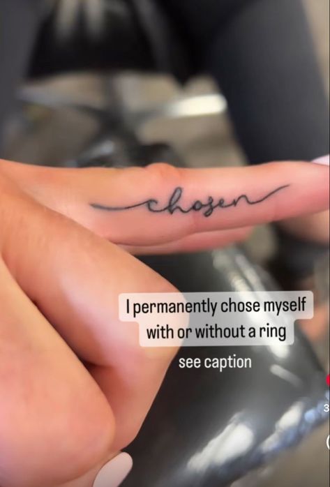 Chosen One Tattoo, Chosen Tattoo, One Tattoo, Chosen One, First Tattoo, Tattoos, Quotes, Quick Saves