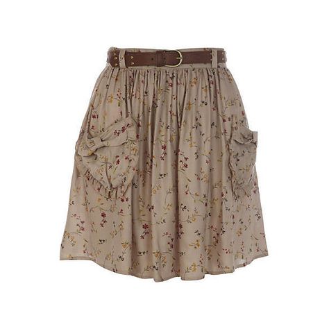 skirts / shorts - women - River Island ($31) ❤ liked on Polyvore featuring skirts, mini skirts, bottoms, saias, faldas, brown mini skirt, river island and brown skirt Skirt Png, Dream Skirt, Skirts Brown, Brown Mini Skirt, Cottagecore Clothes, Pocket Skirt, Cottagecore Outfits, Outfit Png, Island 2