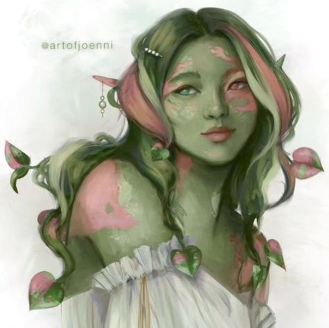 jojo on Instagram: “Variegated "pink princess" philodendron spring eladrin 🌱🌸 #dnd #fantasyart #characterdesign #digital_art #digitalart #dungeonsanddragons…” Eladrin Dnd, Spring Eladrin, Astral Elf, Pink Princess Philodendron, Princess Philodendron, Dnd Druid, Roleplay Characters, Dungeons And Dragons Characters, Dnd Art