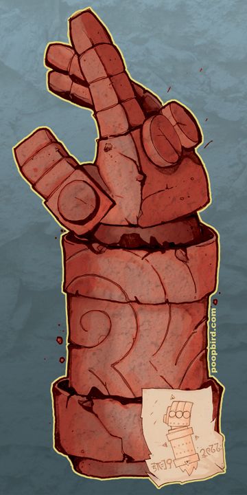 Executioner Illustration, Hellboy Right Hand Of Doom, Hell Boy, Hellboy Fanart, Hellboy Wallpaper, Hellboy Comic, Hellboy Tattoo, Mike Mignola Art, Hellboy Art