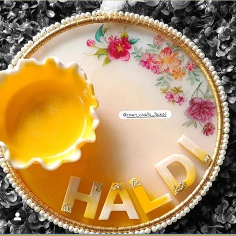 Bringing a touch of tradition to modern art ✨🌼 Our resin Haldi Mehndi palette captures the vibrant essence of celebration and culture. Perfect for adding a splash of color to your special moments! 💛💚 Dm for order 🎁🎁 #haldimehndi #resinart #culturalvibes #haldiceremony #mehndi #smallbusiness #wedding #indianwedding #bride #groom Resin Work, Haldi Ceremony, Special Moments, Your Special, Resin Crafts, Resin Art, Bride Groom, Indian Wedding, Color Splash