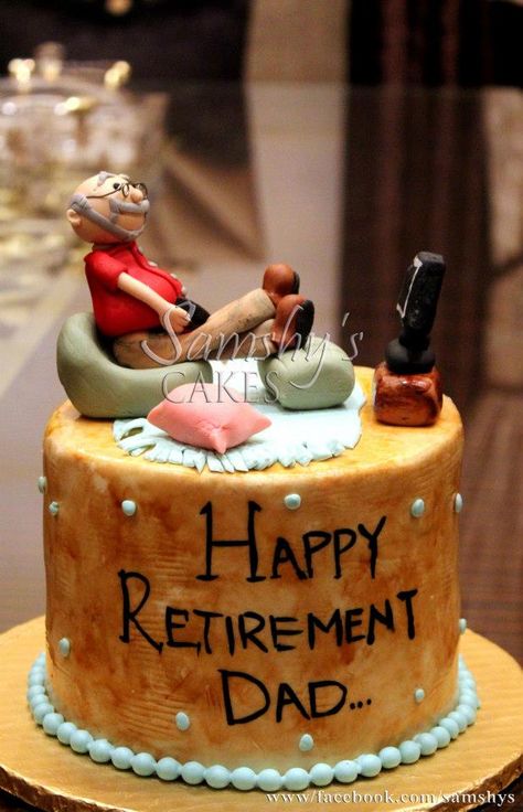 Happy Retirement Cake Ideas, Retirement Cake Ideas For Men Dads, Cake For Retirement For Men, Retirement Party Cake Ideas, Happy Retirement Cake For Men, Retirement Decorations For Men, Retirement Cakes For Men, Retirement Cake Ideas For Men, Retirement Theme Cake