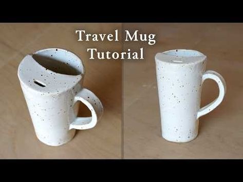 (365) Slab pottery Travel Mug tutorial with template - YouTube Hand Building Pottery Templates, Ceramic Mug Template, Pottery Mug Templates Free Printable, Slab Mug Template, Slab Pottery Templates Free Printable, Pottery Templates Free Printable, Pottery Templates Free, Mug Forms, Pottery Travel Mug