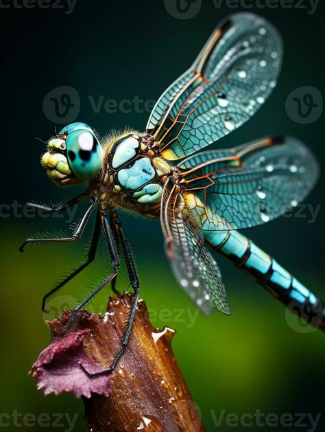 araffe dragonfly with blue eyes sitting on a stick. generative ai. Dragonfly Texture, Dragonfly Eyes, Dragonfly Photography Nature, Dragonfly Wing Fabric, Dragonfly Wing Close Up, Dragonfly In Flight, Dragonfly Photos, Vector Texture, On A Stick