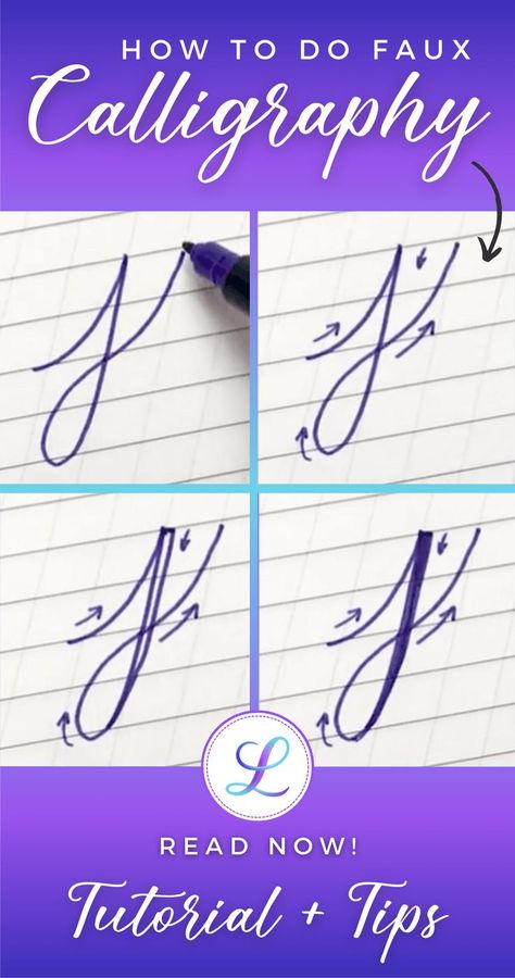 Get started with easy calligraphy! This tutorial shows you how to turn your handwriting into calligraphy with examples that are perfect for beginners! Whether you're writing with pen, pencil, or brush, these videos form a step by step guide on how to do easy calligraphy and turn the letters of the alphabet and your words into something beautiful. Visit Loveleigh Loops and get started today! The Alphabet In Calligraphy, How To Do Cursive Calligraphy, Pencil Calligraphy Alphabet, Step By Step Calligraphy Letters, Hand Lettering For Beginners Worksheets, How To Write Calligraphy Step By Step Alphabet, Fancy Handwriting Fonts Easy, Cool Fonts Alphabet Creative Typography, How To Hand Letter