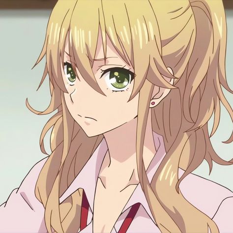 Yuzu Aihara, Yuri Anime, Aesthetic Art, Anime Icons, Profile Picture, Zelda Characters, Anime, Hair, Fictional Characters