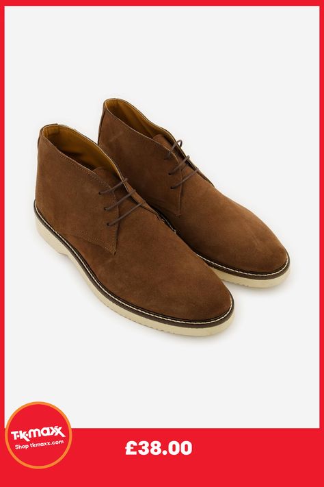 Desert boots Brown Option7 style name Lace fastening Tan lining Almond toe