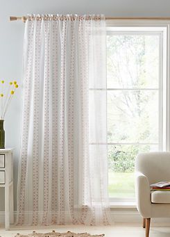 Curtains For Living Room Windows, Voile Curtains Living Room, White Voile Curtains, Voile Panels, Catherine Lansfield, Arm Chair Table, Voile Curtains, Types Of Curtains, Garden Bedroom