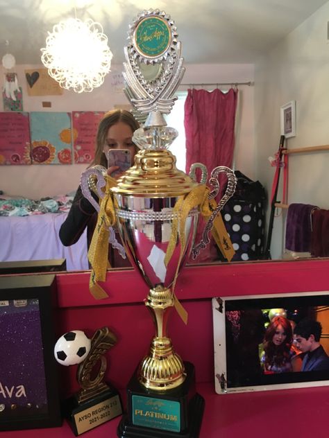 Gymnastics Awards, Gymnastics Trophy, Dance Trophy, Toddlers And Tiaras, Dance Comp, Dancer Lifestyle, Nurse Aesthetic, Random Aesthetics, Trophy Rooms