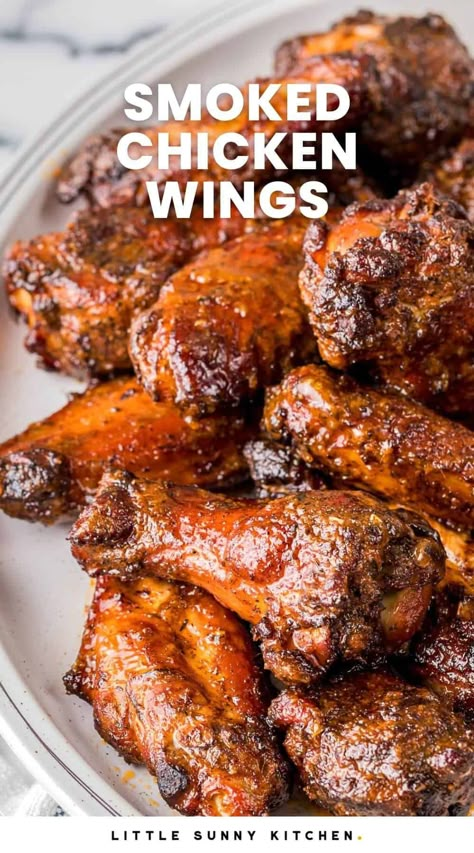 Smoked Wings Recipe, Country Style Chicken, Bbq Smoker Recipes, Smoked Wings, Chicken Wings Recipes, Chicken Food Recipes, Smoked Chicken Wings, Smoked Recipes, Wings Recipes