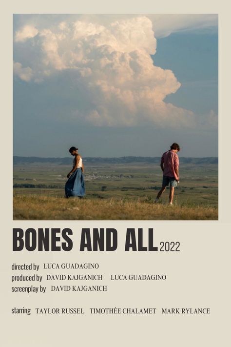 Bones And All Movie, Atticus Ross, Polaroid Movie Poster, Bones And All, Taylor Russell, Trent Reznor, All Movies, Timothee Chalamet, Room Posters