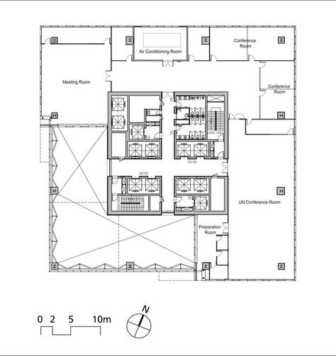 ARCH2O-G-Tower-HAEAHN architecture-21 - Arch2O.com Service Core Plan Architecture, Building Core Plan, Lobby Plan, Tower Plan, Office Building Plans, Concept Plan, Podium Design, Hotel Design Architecture, Office Floor Plan