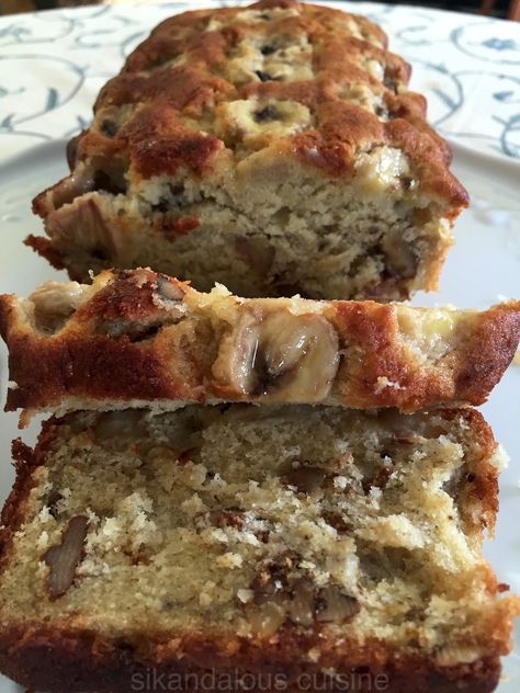 Banana Cake With Walnuts Recipe, Banana Cake Moist, Super Moist Banana Cake, Banana Walnut Cake Recipe Moist, Banana And Walnut Cake, Banana Walnut Cake Recipe, Cake Recipe With Oil, Walnut Cake Recipe, Moist Banana Cake