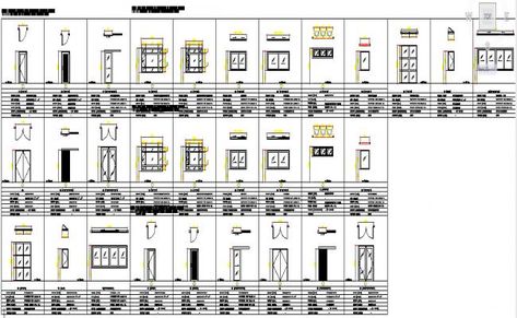 Door & window details Schedule Of Doors And Windows, Window Detail, Office Window, Drawing Block, House Plan Ideas, Autocad Drawing, Dental Office, Plan Ideas, Doors And Windows