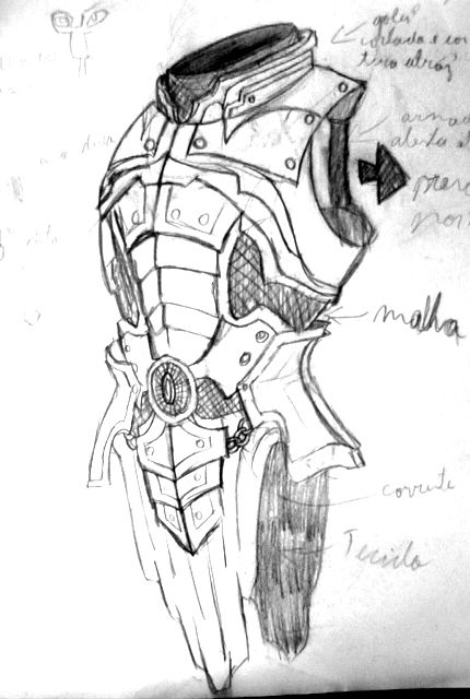 Armor Pose Reference, Midevil Armor Drawing, Arm Armor Design, Demon Armor Concept Art, Armour Design Art, Simple Knight Armor, Armor Art Reference, Chestplate Armor Drawing, Shoulder Armor Drawing