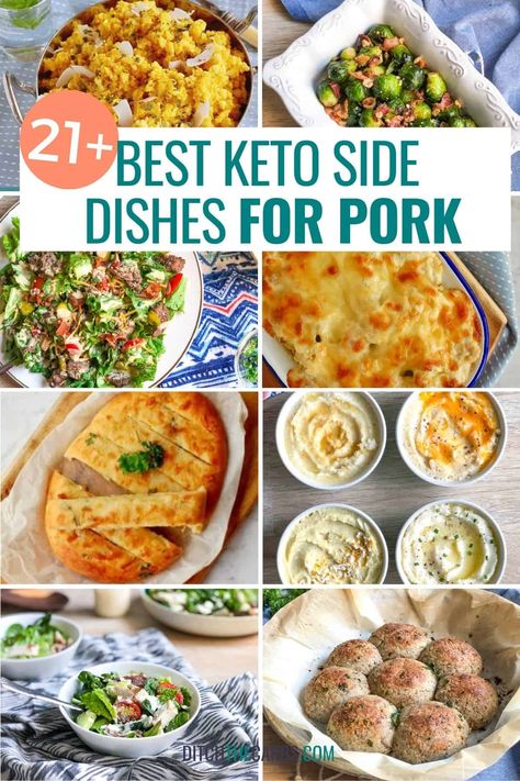 What to serve with pork? The complete range of easy keto side dishes for pork for any occasion. Easy to prepare and mouthwateringly delicious. This is what to serve with pork chops. Pork Tenderloin Side Dishes, Pulled Pork Side Dishes, Side Dishes For Pork, Pork Chop Side Dishes, Pork Tenderloin Sides, Easy Keto Side Dishes, Sides For Pork Chops, Pork Side Dishes, Side Dishes For Ribs