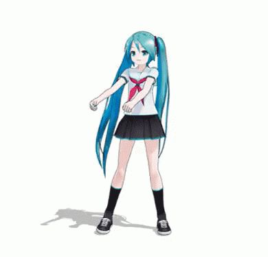 Sailor Moon Gif, All Out Anime, Miku Chan, Dancing Gif, Miku Hatsune, Anime Gifs, Manga Cosplay, Cute Gif, Project Sekai