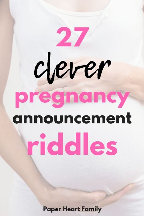 Pregnancy announcement riddles that can help you announce to your family and friends in a fun, clever way. Complete with riddles for a second pregnancy, difficult riddles, riddles for grandparents and more. Pregnancy Announcement To Parents Second, Clever Baby Announcement, Cute Ways To Tell Family About Pregnancy, Pregnancy Announcement To Kids, Pregnancy Announcement To Parents Grandparents, Pregnancy Announcement To Best Friend, First Time Pregnancy Announcement Ideas, Pregnancy Announcement Riddles, Best Pregnancy Announcement