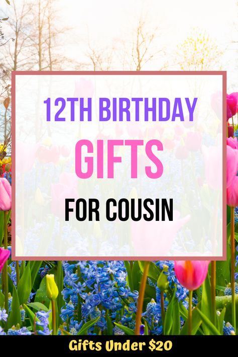 Searching for the ideal gift for your cousin’s 12th birthday? Look no further! We've rounded up the best gifts that will make their day memorable. From creative DIY kits to the latest fashion trends, these ideas are sure to be a hit. 🎨👗 #BirthdayInspo #GiftsForCousins #12YearsOld #DIYGifts #FashionForward #BirthdayFun #GiftGuide #CelebrationTime #BirthdayWishes 12th Birthday Gifts, Birthday Gift For Cousin, Gifts For Cousin, Gift For Cousin, Favorite Cousin, Best Wishes Messages, Birthday Look, Cousin Gifts, 12th Birthday