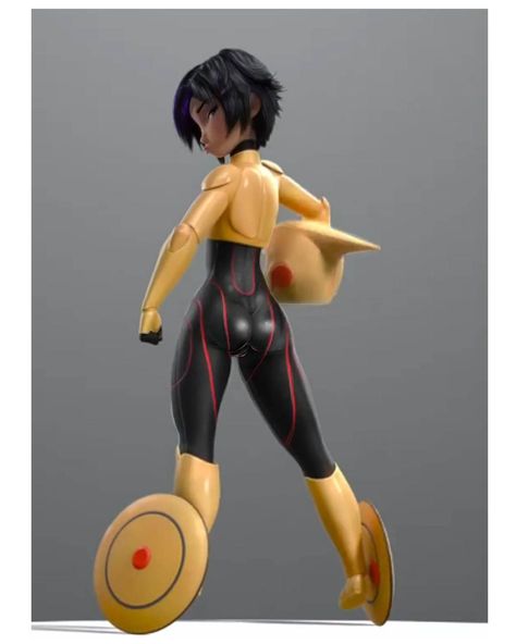 Gogos Tushago by PhirstDrapht15 on DeviantArt Big Hero 6 Film, Go Go Tomago, Virgo Pictures, Gogo Tomago, Wallpaper Iphone Disney Princess, Animation Reference, Big Hero 6, Pin Image, Big Hero