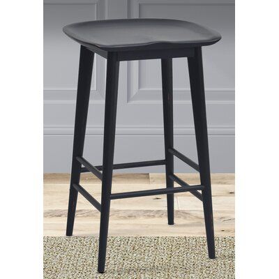 Farmhouse Bar Stools, Black Counter Stools, Farmhouse Bar, Black Counters, Counter Stools Backless, Stool Wood, Wood Counter Stools, Classic Farmhouse, Backless Bar Stools