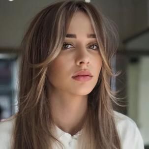 Face Frame Highlights, Dark Brown Hair Balayage, Trendy We Fryzurach, Blonde Hair With Bangs, Blond Balayage, Money Piece, Bangs With Medium Hair, Brown Hair Balayage, Color Techniques