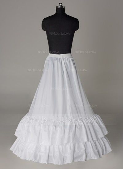 [US$ 19.00] Women Tulle Netting/Satin Floor-length 2 Tiers Bustle (037117069) Taffeta Wedding Dress, Second Wedding Dresses, A-line Wedding Dress, Style Wedding, Homecoming Dress, Petticoat, Kate Middleton, Special Occasion Dresses, Dress Details