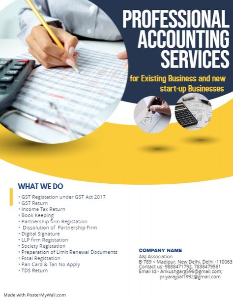 Copy of Accounting Services Flyer Poster Template Class Poster Design, Accounting Classes, Class Poster, Promotional Flyers, Accounting Firms, Business Tax, Accounting Services, Flyer Poster, Accounting And Finance