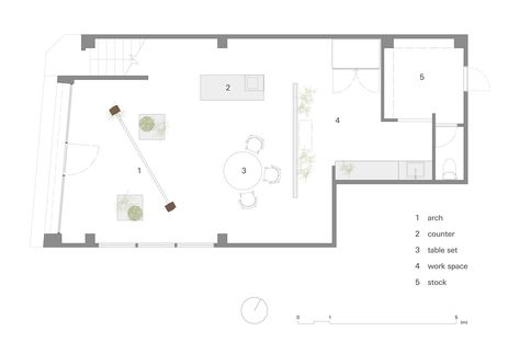 Gallery of Gigi-Verde Kobe / SIDES CORE - 11 Flower Shop Interiors, Galleries Architecture, Flower Shop Decor, Ppt Template Design, Flower Shop Design, Interior Design Plan, Floor Plan Layout, Shop Layout, Shop Plans